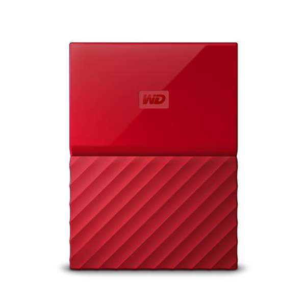 WD My Passport Ext HDD 2TB - Red
